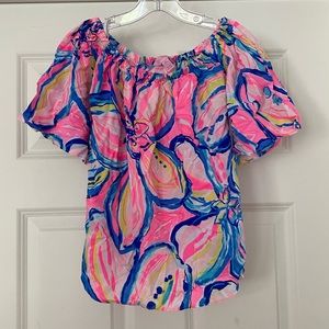 EUC Lilly Pulitzer Off the Shoulders Top Size XXS